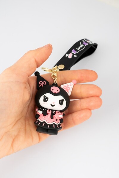 Super Rare Kuromi Silicone Keychain Ft2430Sy