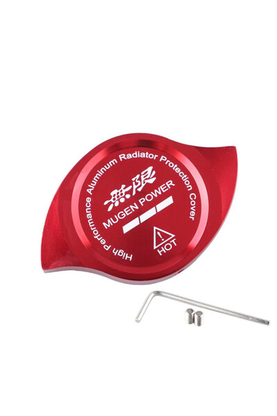 Choice4 Red Aluminum Radiator Protection Cap Cover Fit for HONDA Accord Civic...
