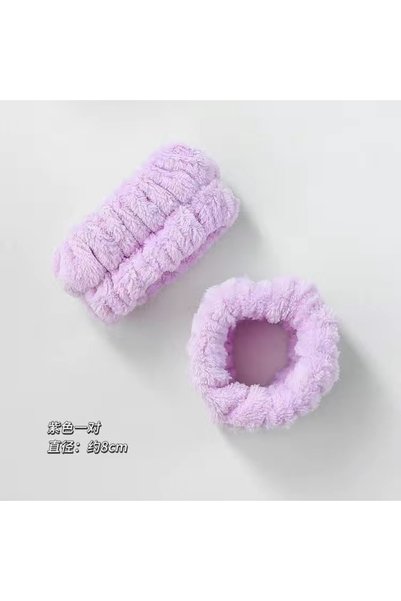 Choice Size fits all Lavender Fashion 2pcs One Pair Wash Face and Wrist Band ...