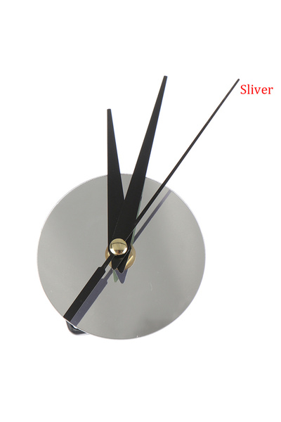 Choice Sliver 1Pcs DIY Silent Quartz Watch Round Wall Clock Movement Mechanis...