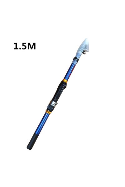 SHIQIAN Telescopic fishing rod light carbon cast rod 1.5M-3M outdoor fishing ...