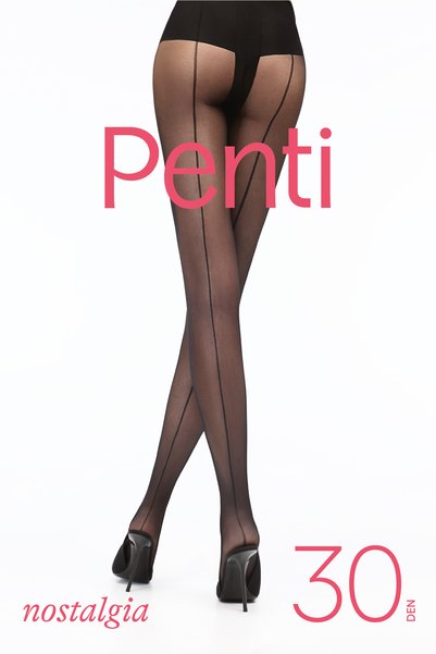 Penti Nostalgia Black Pantyhose