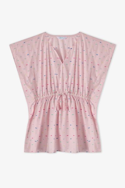 Penti Caftan roz cu buline pentru fete