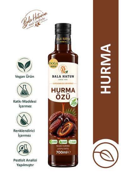 bala hatun doğadan gelen şifa her yudumda doğallık Hurma Özü 700g - Katkısız,...