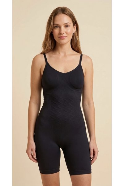 MARİA CALZE Corset pentru femei cu bretele ajustabile, lungime întreagă, mări...