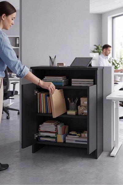 KODIGU Çok Amaçlı Ofis Dolabı | 77cm Yükseklik 60cm Genişlik 36cm Derinlik