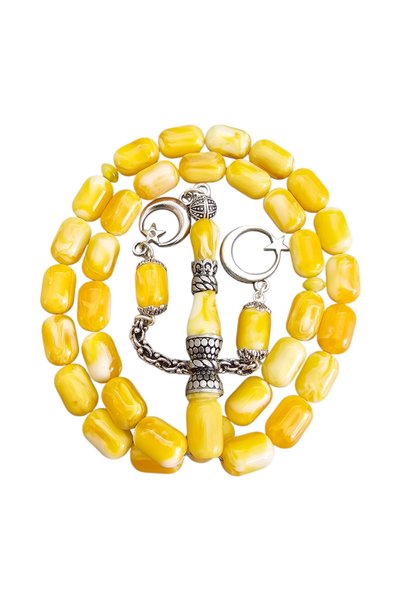 leblebi tesbih Nakkaş İmameli Beirut Prayer Beads Lt1489