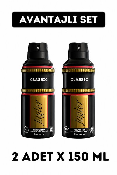 Jagler Erkek Deodorant Classic 150 ml (2 ADET)