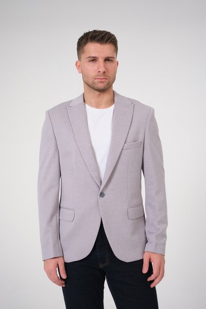 Bonesti Jachetă Slim Fit pentru bărbați, gri