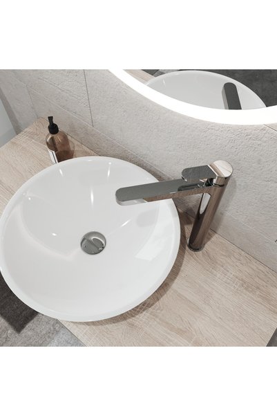 Adell Lento Long Sink Faucet -Chrome