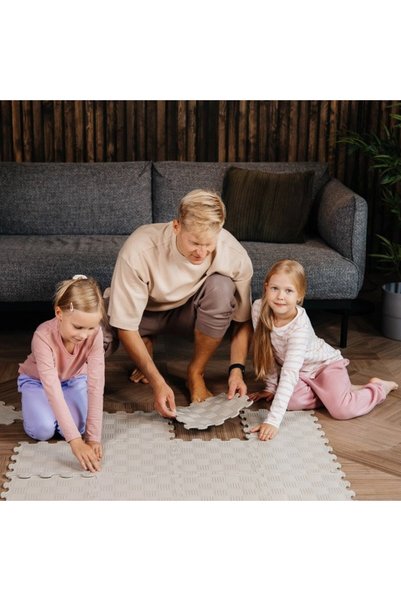 ORTOTO Covoras ortopedic, senzorial, set puzzle, 16 piese, model Sport Surfac...