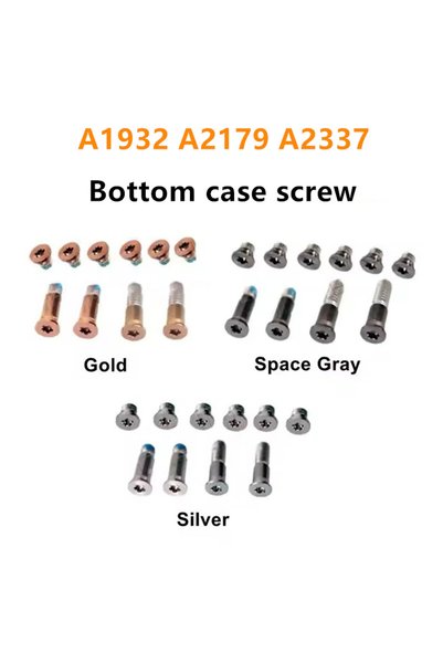 choice2 Space Grey New Bottom Case Cover Screws For Apple MacBook Air A1932 A...