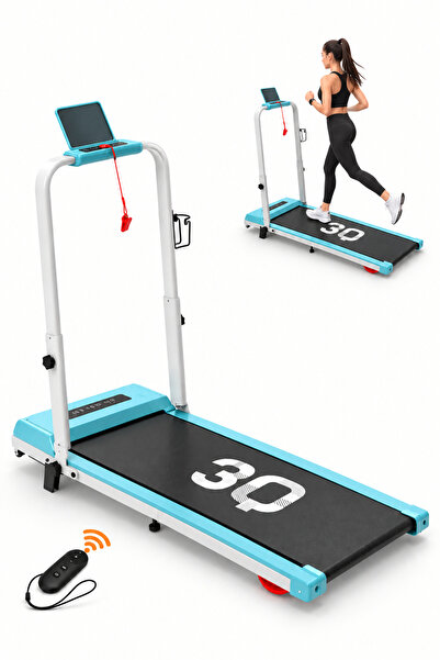 3Q Foldable treadmill with adjustable height, speed up to 10 km/h and load capacity up to 120 kg