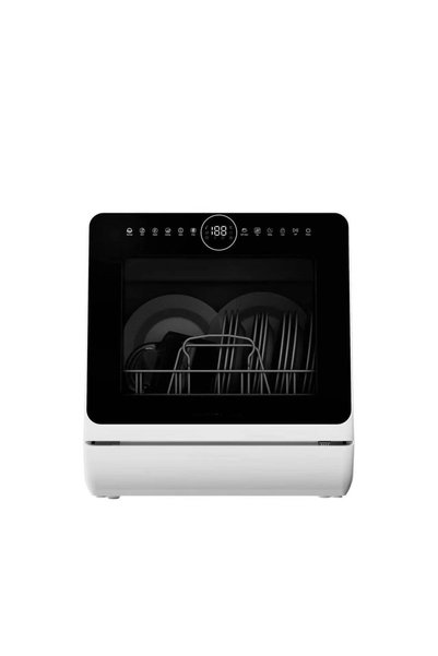 FIX Mini FİXmini 4 Kişilik 5 L Su Tanklı 950W Portatif Tezgâh Üstü Bulaşık Ma...