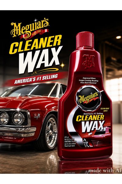 Meguiars Cleaner Wax Çok Yönlü Koruyucu Sıvı Wax Pasta-Cila 473 Ml