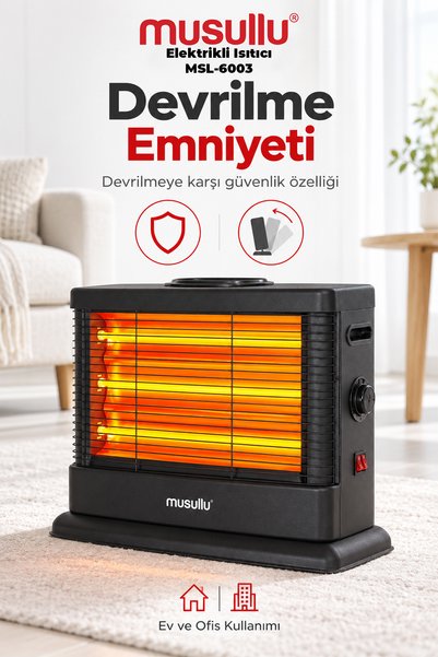 Musullu MSL-6003 Elektrikli Soba
