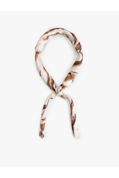 Koton Leopard Patterned Square Shawl