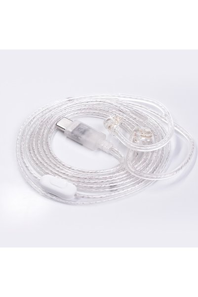 Choice C PIN MIC Type-c KZ Original Headphone Cable Type C Silver-Plated Upgr...