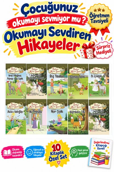 Ata Yayıncılık 3. Sınıf 10'lu Hikaye Kitapları Seti- Okumayı Sevdiren 48-68 S...