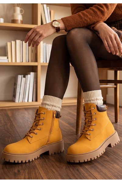 B T Shoes Bocanci dama Fanelis camel