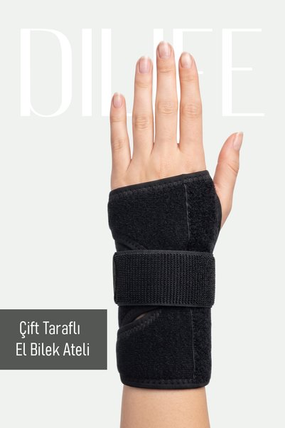 DILIFE Double-Sided Hand Wrist Splint |   Right & Left Compatible Orthopedic Support, Adjustable Size for Wrist Pain