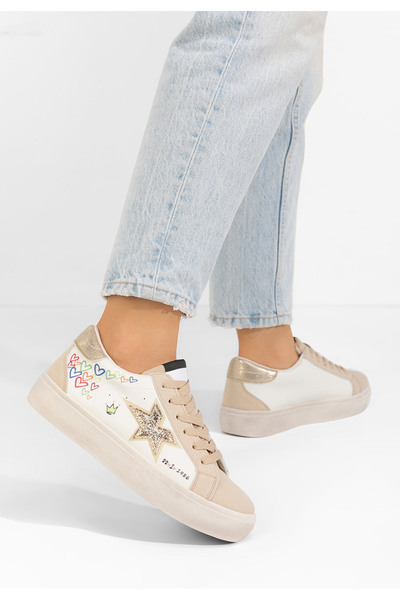 B T Shoes Tenisi dama Williamira bej
