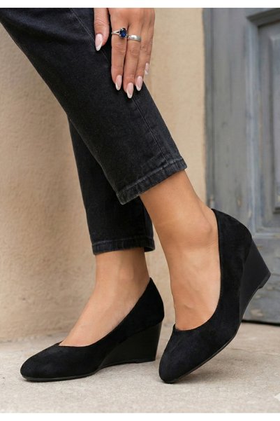 B T Shoes Pantofi cu platforma Cutiara V2 negri