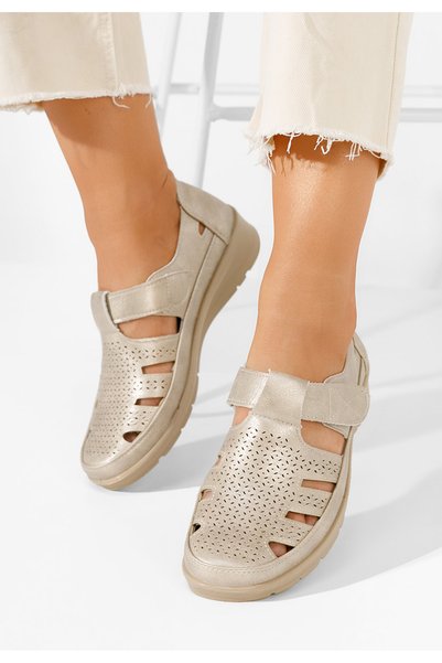 B T Shoes Espadrile dama Gerania aurii