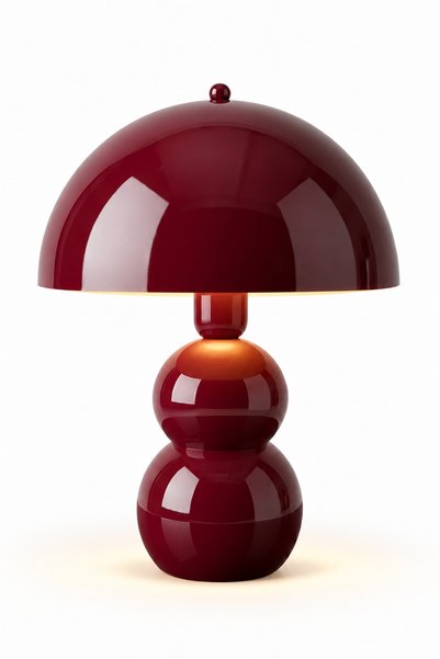 Apliqa Bob Vişne Çürüğü Bordo Masa Lambası Pinterest Model Bohem Retro Renkli Abajur