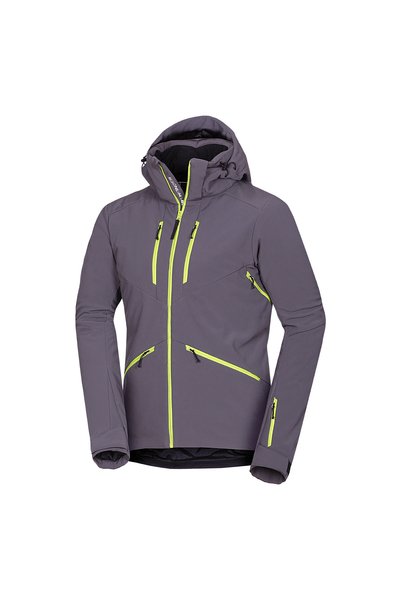 NORTHFINDER ALPHONSE – jachetă de schi softshell pentru bărbați, Gri
