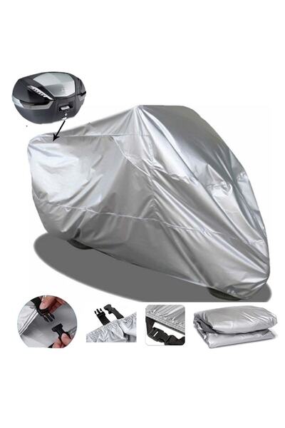 CoverPlus Bajaj Dominar Motorcycle Tarpaulin Motor Cover Rear Bag Compatible