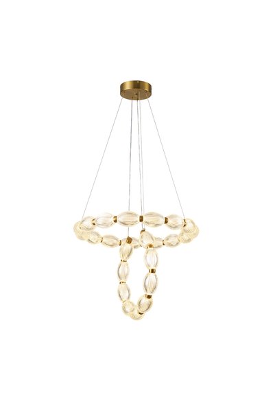 Apliqa Aspen 2'li Yuvarlak 106 Watt Eskitme Sarkıt 3 Renkli Led Avize