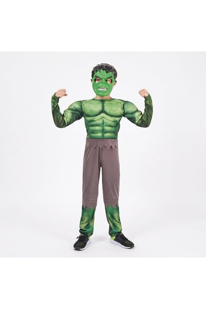 Other Muscular Hulk Costume for Kids – with Mask and One-Piece Suit