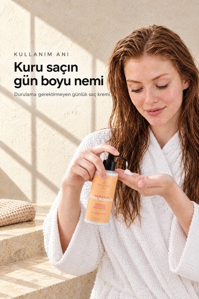 Polente Natural Yoğun Nemlendirici Saç Kremi - Tüm Saç Tipleri (200 ml)