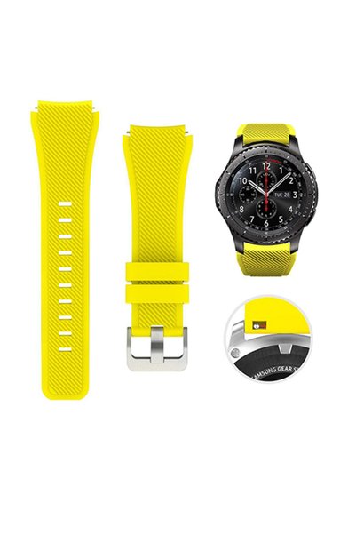 Choice36 22mm yellow 22mm Unviersal Silicone Strap for CMF Watch 3 Pro Sport ...