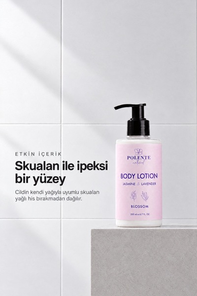 Polente Natural Vücut Losyonu - Yasemin & Lavanta (200 ml)