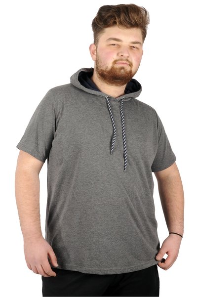 ModeXL Mode XL Plus Size Oversize kroj Majica B. Ovratnik Kapuljača Osnovni 2...
