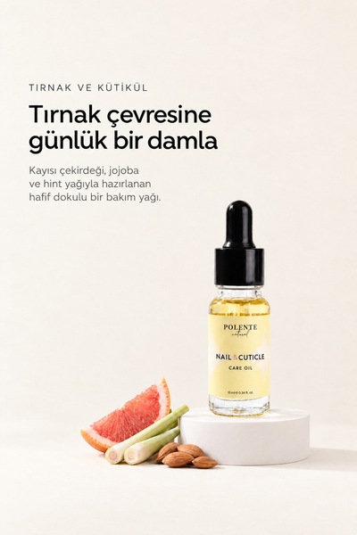 Polente Natural Tırnak & Kütikül Bakım Yağı - Besleyici, Güçlendirici (10 ml)