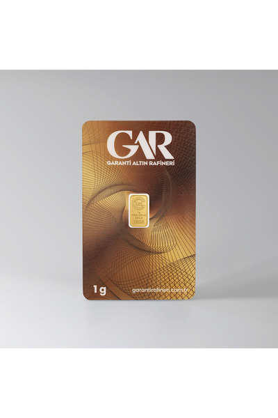 Garanti Altın Rafineri Garanti Gold 1 gr Gram Külçe Altın 24 Ayar