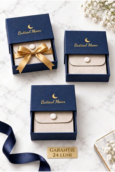Buticul Moon Colier Aurora-Placat aur 18K PVD- Certificat de garantie 24 luni