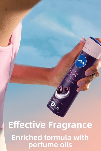 NIVEA Pearl & Beauty Deodorant spray cu extract de perle negre, 48h, 150 ml X5