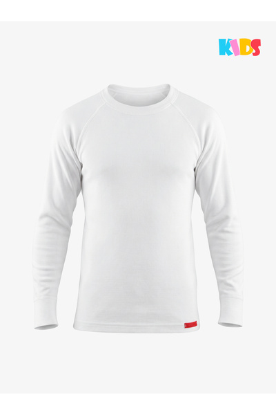 Blackspade Tricou termic pentru copii Level 2 9265 - Alb