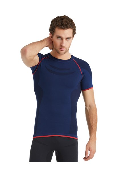 Blackspade Unisex Thermal T-Shirt Pro Level 2 9570 - Navy Blue
