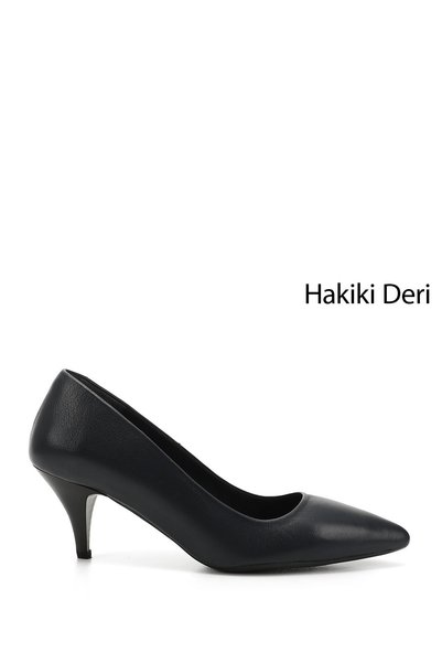 GÖNDERİ(R) Kadın Lacivert Antik Sivri Burun Orta Ince Topuklu Stiletto