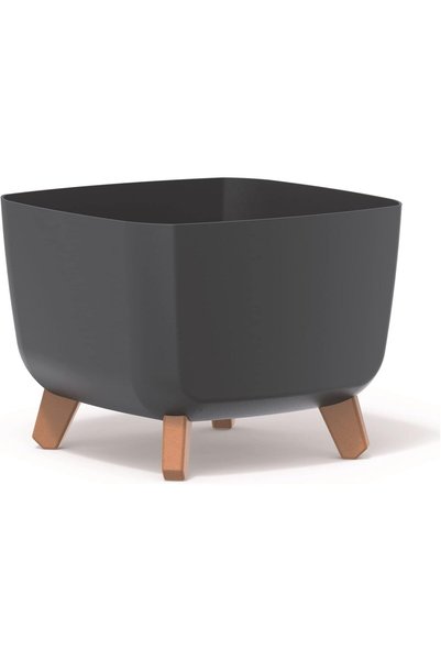 Generic Gracia Square Flower Pot with Removable Legs Including Insert for Ind...