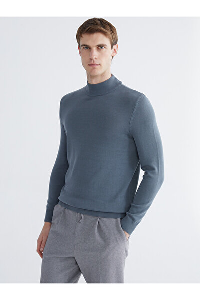 LC Waikiki Nevavm with a Difference Lcwaikiki Classic Blue Knitwear Flat Fish...