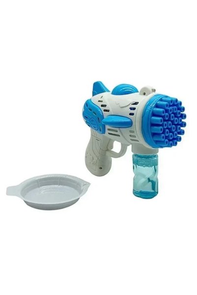 OEM Παιδικό όπλο για μπουρμπουλήθρες Airplane Bubble machine gun μπλε 1741-13