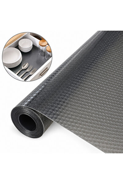 zola Anti-slip film for drawers, 50 x 500 cm, waterproof, smoky transparent