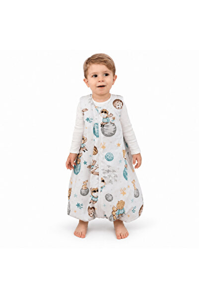 Kidizi Sac de dormit cu picioare copii Micul Print 18-36 luni – 1 TOG, manset...
