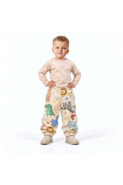 Kidizi Jungle Pals παιδικά αδιάβροχα παντελόνια softshell, 2-3 ετών